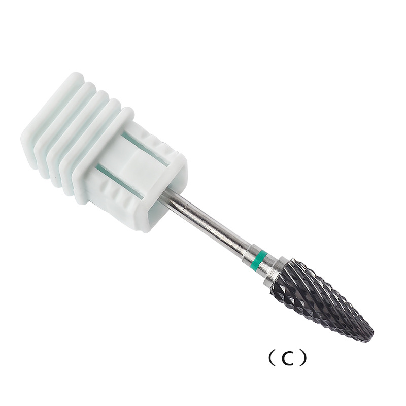 black nail drill bit C
